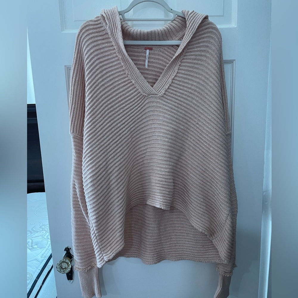 Free People Oversized Wide Neck Sweater